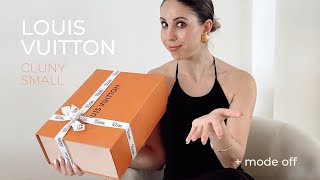 louis vuitton cluny small  unboxing  mode off [upl. by Siradal577]