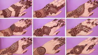 Easy top Arabic Mehndi Design Wedding Dulhan Special mehndi DesignSimplehenna Design mehndieid [upl. by Kenon]