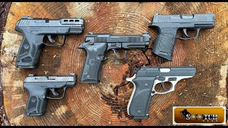 Top 5 380 ACP Double Stacked Handguns [upl. by Garett]