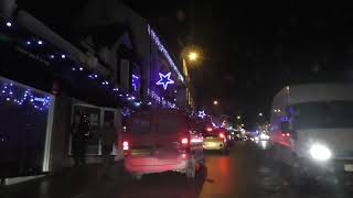 Night Drive Cleobury Mortimer Shropshire England 20th December 2017 [upl. by Hteik]