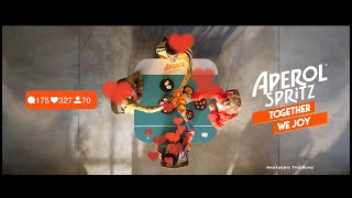 APEROL SPRITZ  Together We Joy TVC 2021  30s [upl. by Harvie]