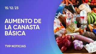 Aumento de la Canasta Básica una familia necesitó 390456 para no ser pobre [upl. by Durnan]