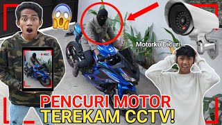 Pencuri Motor TEREKAM CCTV RUMAH ORANG MISTERIUS INI MENCURI MOTOR SAPUTRA  Mikael TubeHD [upl. by Aney]