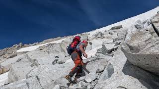 Monte Adamello 3539 m dal Punt del Guat  8 agosto 2024 [upl. by Shelli710]