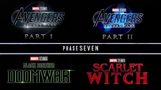 Marvel NEW Multiverse PHASE 7 Scarlet Witch Film Doom Black Panther 3 Avengers Secret Wars [upl. by Caspar173]