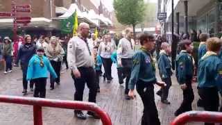 St Georges Day Parade  Kidderminster 2014 [upl. by Alikat299]