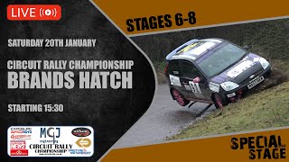 LIVE Brands Hatch Winter Stages 2024  Part 3 [upl. by Cattima]