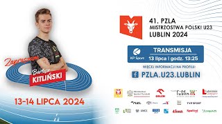 41 PZLA Mistrzostwa Polski U23 w lekkiej atletyce  Lublin  LIVE  Dzień 1 13072024 [upl. by Weatherby]