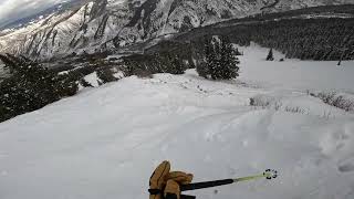 Skiing Aspen Highlands  Temerity Steeplechase Olympic Bowl and Front Side Steeps [upl. by Bledsoe]