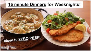 15 Minute Chicken Dinners ANYONE Can Make [upl. by Zsa]