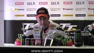 John Mcguinness funny press conference comment [upl. by Ahsilla]