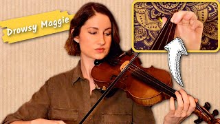 Drowsy Maggie  Fiddle Tutorial [upl. by Anerys]