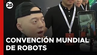 Convención Mundial de robots en China [upl. by Nared]