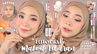 TUTORIAL MAKEUP LEBARAN  OBMT FOCALLURE MURAH BANGET  Pas Buat Pemula [upl. by Netneuq474]