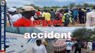 🔴EN DIRECT  urgent accident de la route touba Diourbel [upl. by Enelyad248]