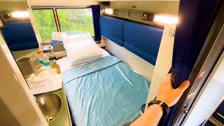 🇺🇸Trying the Americas Most Expensive Sleeper Compartment New York→Chicago  Amtrak Viewliner [upl. by Pedroza]