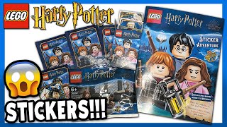 Unboxing LEGO Harry Potter Amazing Starter Pack Opening Collectible Stickers Pack 😱 [upl. by Egin247]