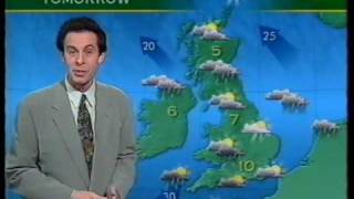 ITV News  Meridian Nightime Continuity amp Weather Jan 1994 [upl. by Joses]