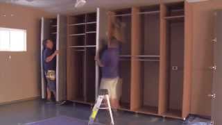 California Closets Custom Garage Makeover Time Lapse Video [upl. by Bronder]