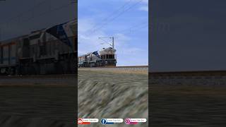 Train simulator classic  wdp4b  lhbcoaches  highspeed  shorts  🤯 [upl. by Glynn]