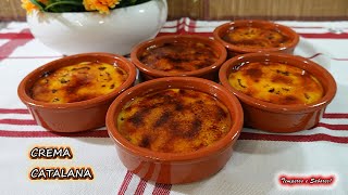 CREMA CATALANA POSTRE DELICIOSO y muy fácil todos lo pueden hacer [upl. by Aierb]