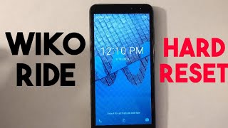 Wiko Ride how to Hard reset and recovery mode [upl. by Parrie]