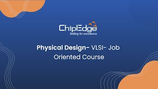 Physical Design  VLSI  Job Oriented Course [upl. by Aicyla]