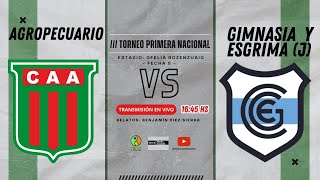 EN VIVO  Agropecuario vs Gimnasia y Esgrima de Jujuy  PRIMERA NACIONAL [upl. by Erida529]