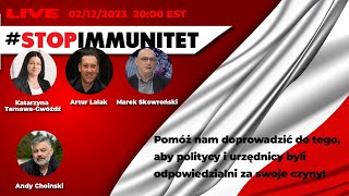 021223  LIVE QampA  KATARZYNA TARNAWA GWÓŹDŹ ARTUR LALAK MAREK SKOWROŃSKI  STOPIMMUNITET [upl. by Ruder]