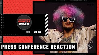 UFC 269 Press Conference Reaction 🍿  ESPN MMA [upl. by Ortiz729]