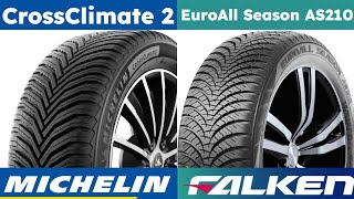 Michelin CrossClimate 2 vs Falken EUROALL SEASON AS210 [upl. by Carrie]