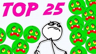 TOP 25 AGARIO MOMENTS  BEST OF SOLO amp TEAM AGARIO [upl. by Klinger439]