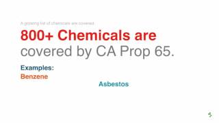 Overview of CA Prop 65 [upl. by Latsirhc]