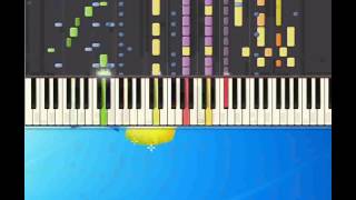 Bacco Perbacco Zucchero Piano tutorial by Synthesia [upl. by Aitnuahs]