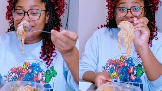 Chitlins chitterlings Mukbang 😋 [upl. by Ardnajela475]