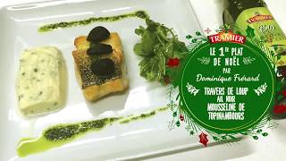 Recette de travers de loup ail noir et mousseline de topinambours par Dominique Frérard [upl. by Haleigh]