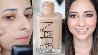 Nars Sheer Glow Foundation First Impressions Review  Ysis Lorenna [upl. by Ingham]