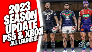 Updated 2023 Rugby League Live 4 NRL teams for PS5 amp Xbox  Super League [upl. by Ihtac]