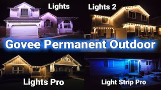 Govee Permanent Outdoor Lights What Set is Best For Your Home [upl. by Pfeifer]