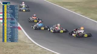 FIA Karting World Championship 2023 Junior and OK Franciacorta Italy Sunday [upl. by Dov600]