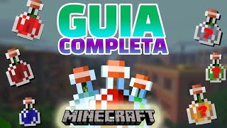 COMO HACER TODAS LAS POCIONES EN MINECRAFTTUTORIAL minecraft [upl. by Adnirol944]