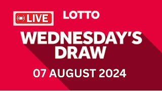 The National Lottery Lotto Draw Live Results from Wednesday 07 August 2024  lotto results [upl. by Leia965]