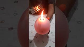 Balloon 🎈 Experiment With Candle🕯️and Glass Jar science experiment viral shorts viralshorts [upl. by Mohr753]