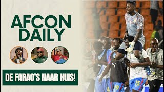 Congo zorgt voor de eerste verrassing in de 8ste finales  AFCON DAILY EP14 [upl. by Eiznyl]