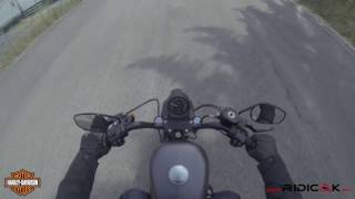 Úkony závěrečné zkoušky v autoškole na HD Iron 883 [upl. by Anrahc]