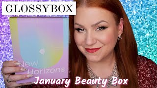 GLOSSYBOX JANUARY 2023 BEAUTY BOX UNBOXING  SPECIAL EDITION BOX [upl. by Warila73]