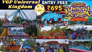 VGP Universal Kingdom  Entry Ticket  Water Rides 🌊 amp Dry Rides  VGP Theme Park in Chennai [upl. by Latouche329]