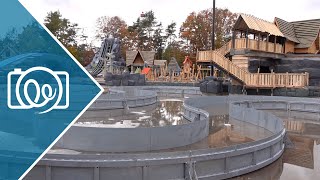 Neuheit 2021 Wickie Land  Holiday Park  Full HD Baustellenvideo 2020 [upl. by Yrekcaz]