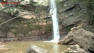 Turismo ecológico en la cascada la Chorrera en Ráquira Boyacá Video III de III [upl. by Alodie]