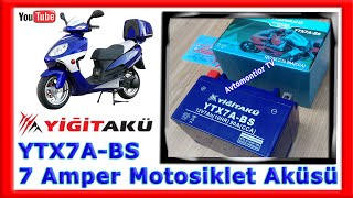 7 Amper Motosiklet Aküsü YTX7ABS [upl. by Akceber]